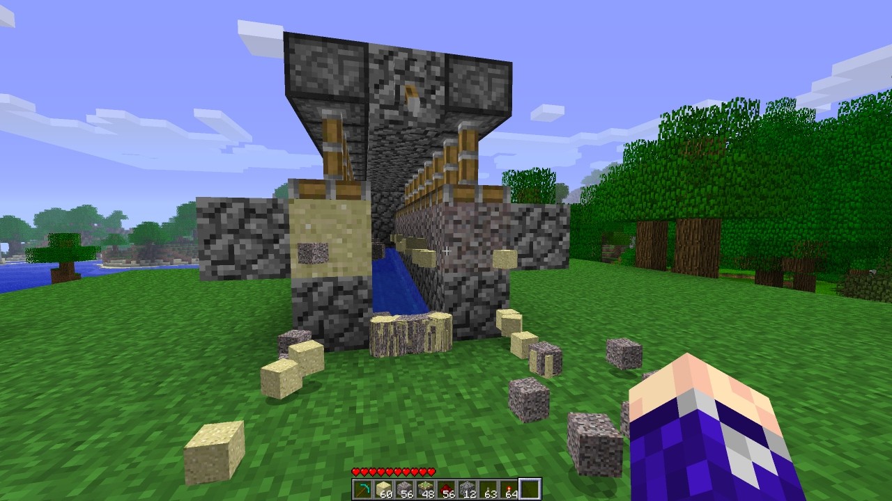 How to Build a Sand and Gravel Duper in Minecraft Beta 1.7.3