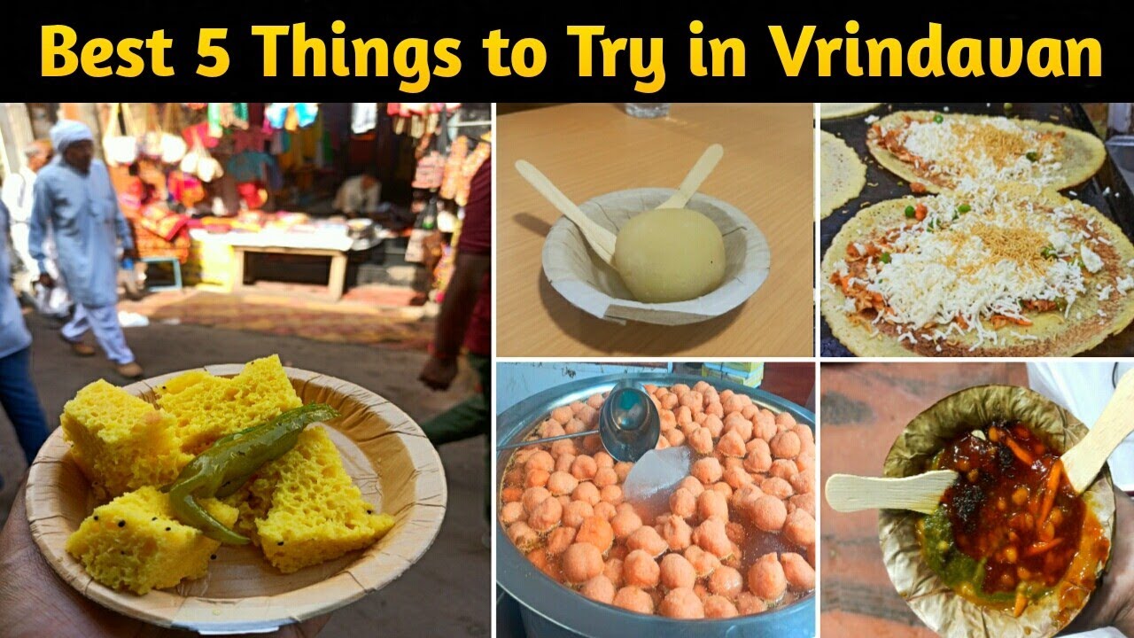 Vrindavan food tour || Breakfast at Banke Bihari Temple Market || Episode 2 || Indian street food ||