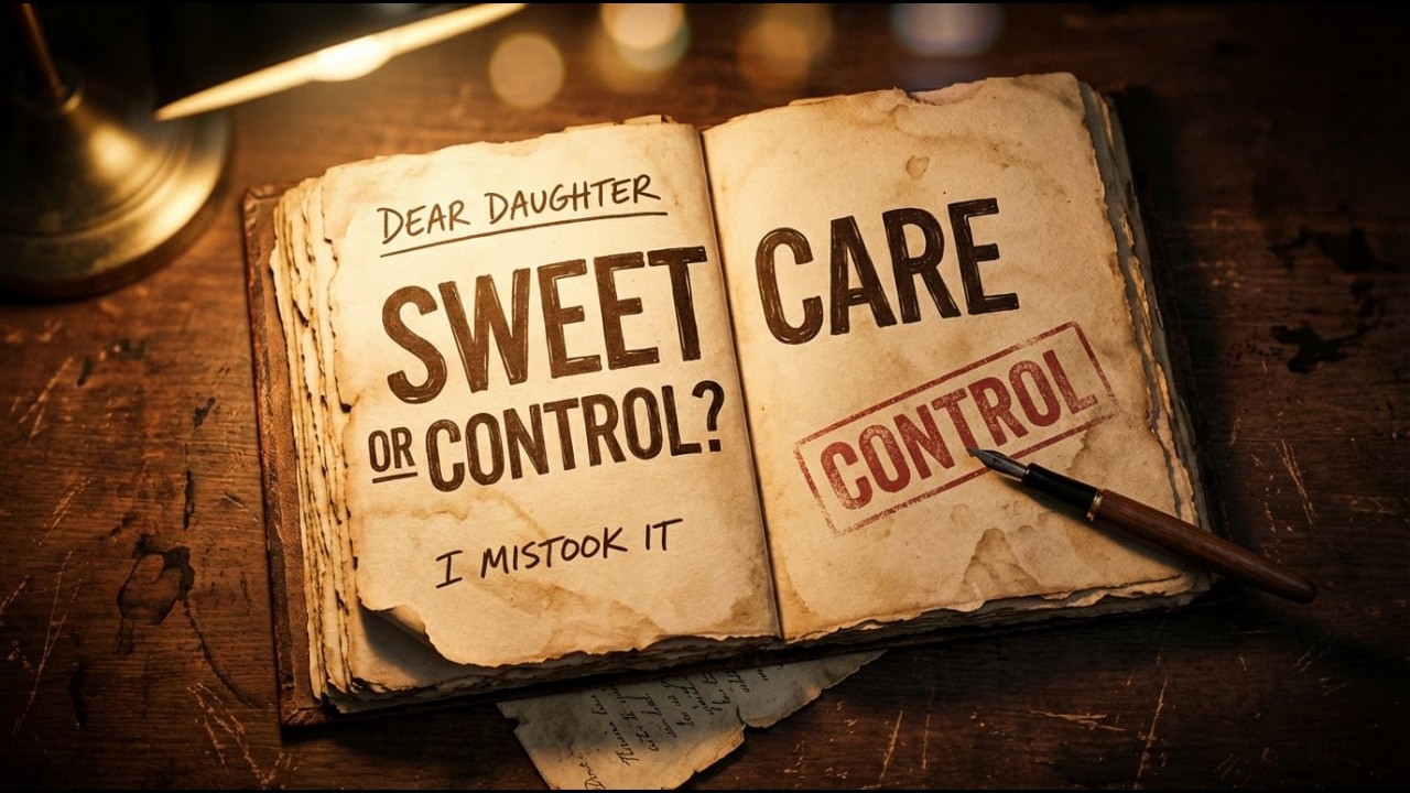 Dear daughter the sweetest care i mistook for control