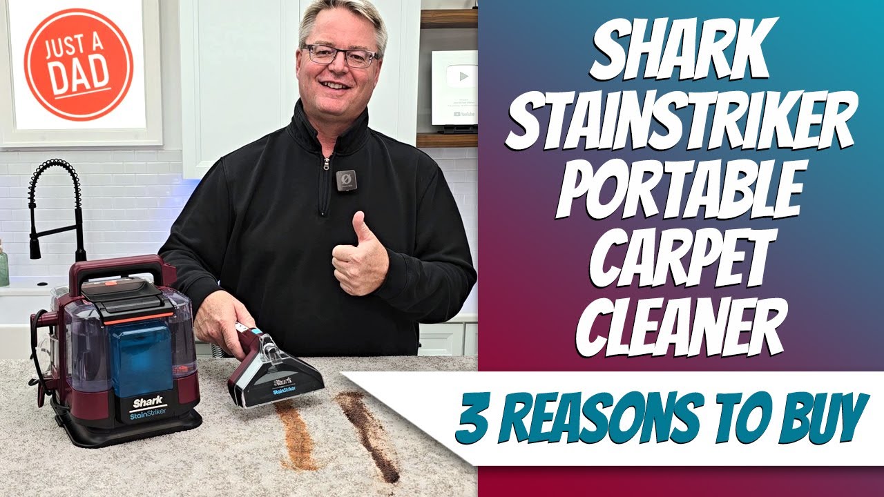 Shark StainStriker PX203 Portable Carpet Cleaner Burgundy Review  I LOVE IT!!!!