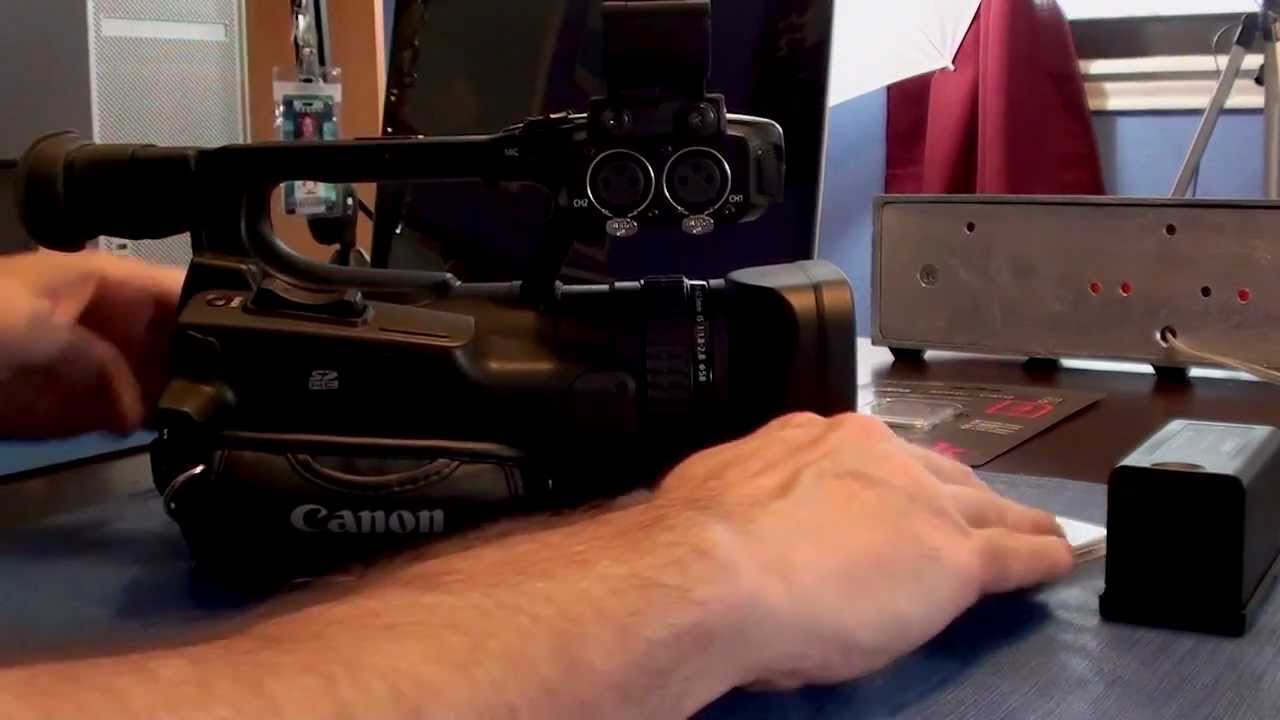 Canon XF100 firmware upgrade