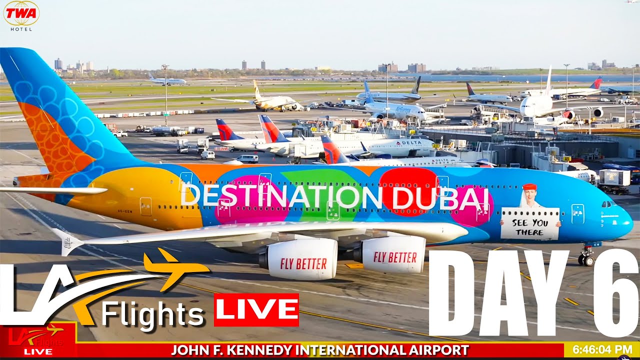 🔴LIVE JFK AIRPORT ACTION! | John F. Kennedy International | Live Plane Spotting