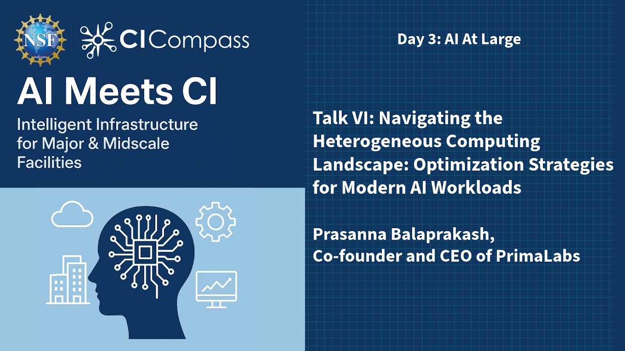 AI Meets CI 2026: Day 3: Talk VI: Prasanna Balaprakash, PrimaLabs