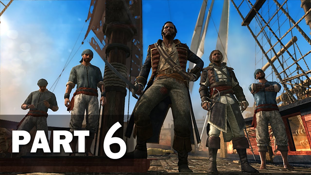 Assassin's Creed 4: Black Flag — Прохождение, часть 6 — Поднимите чёрный флаг (100% синхронизация)