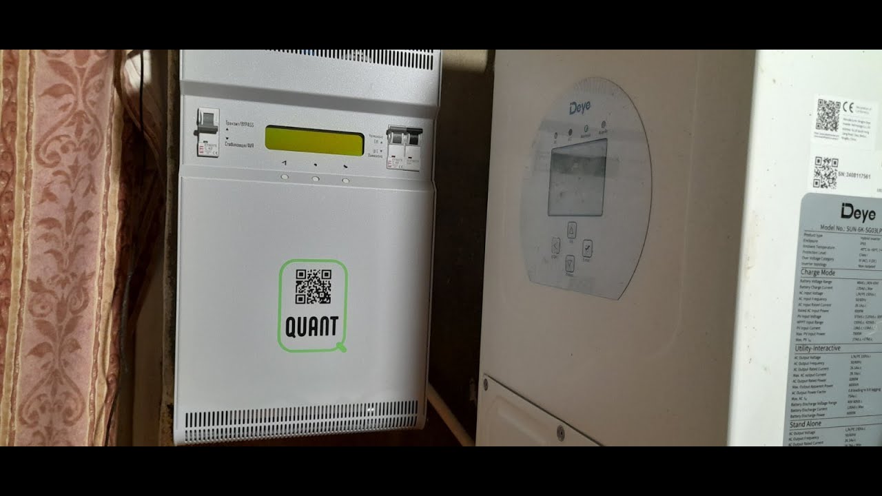 Найкраший стабілізатор напруги Quant для найкрашого інвертора Deye