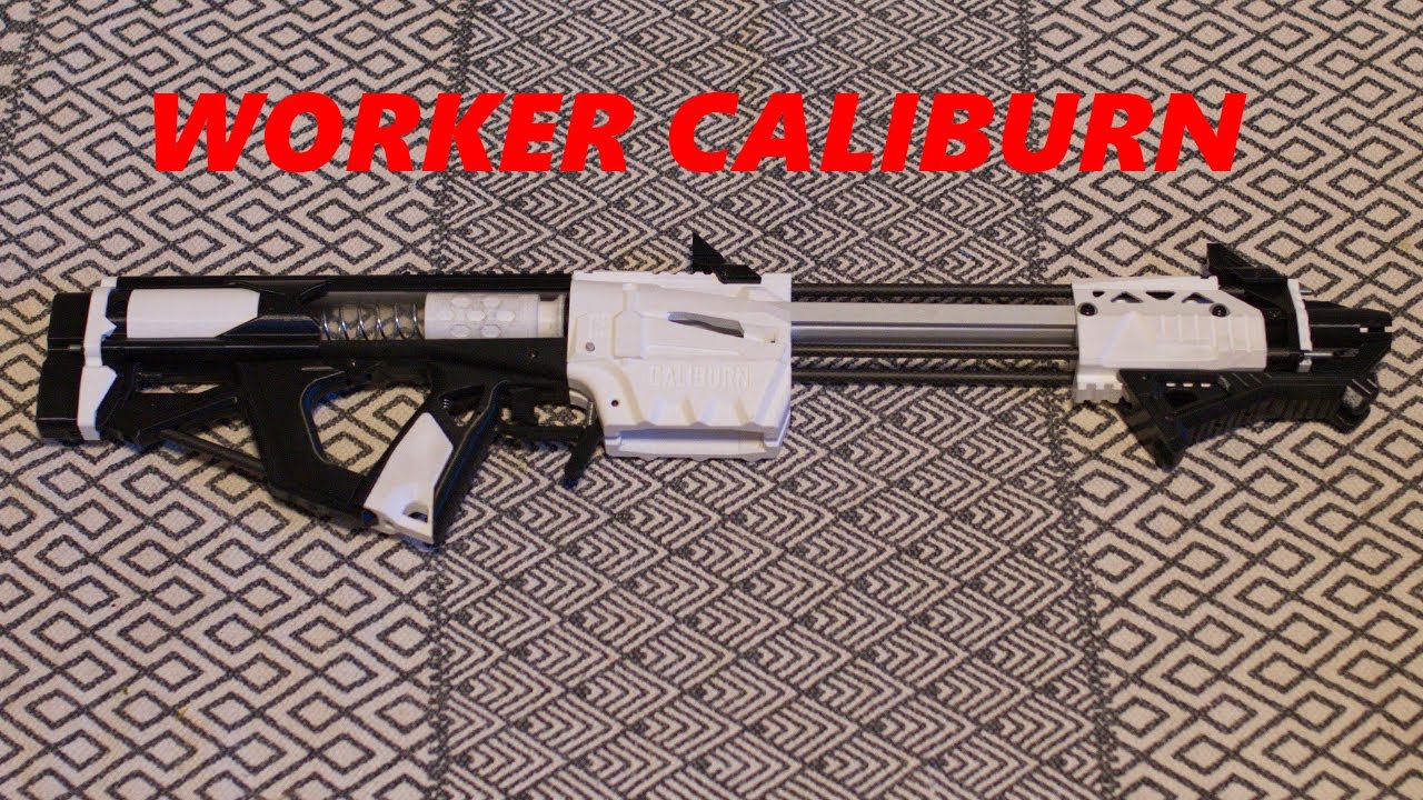 ЭТОТ БЛАСТЕР ПРОБИВАЕТ ПЛАСТИК! [Обзор] Worker Caliburn