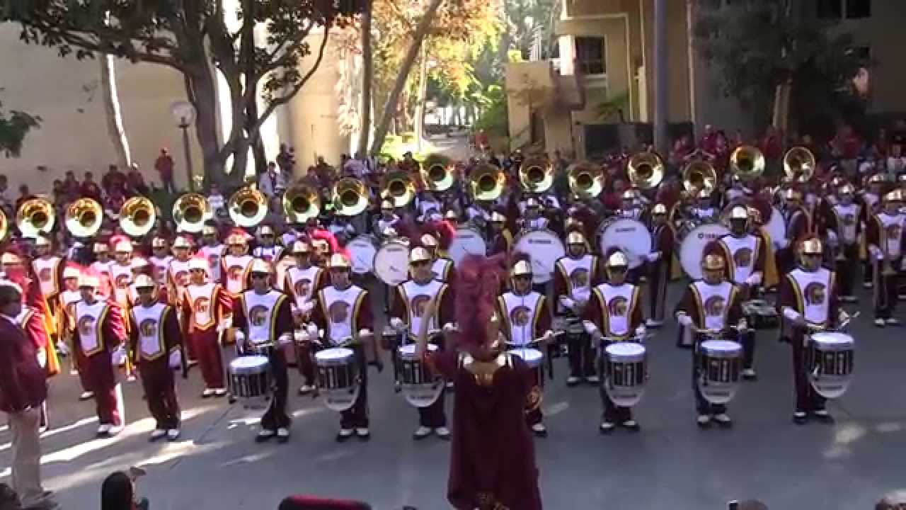 USC Trojan Marching Band 2014 Tribute to Troy - Heritage Hall - 11/29/2014