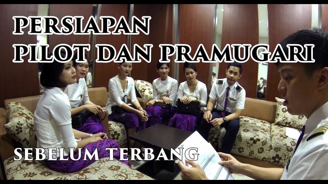 PILOT DIARY VLOG - AIRBUS PRE FLIGHT CREW BRIEFING sebelum terbang - BATIK AIR Captain Pilot
