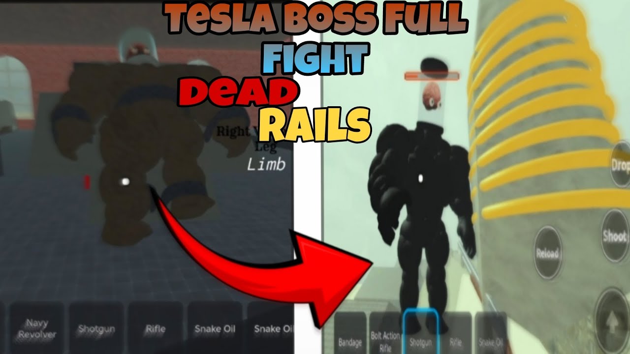 Nikola Tesla Boss Full Fight &mdash; Roblox Dead Rails #Deadrails