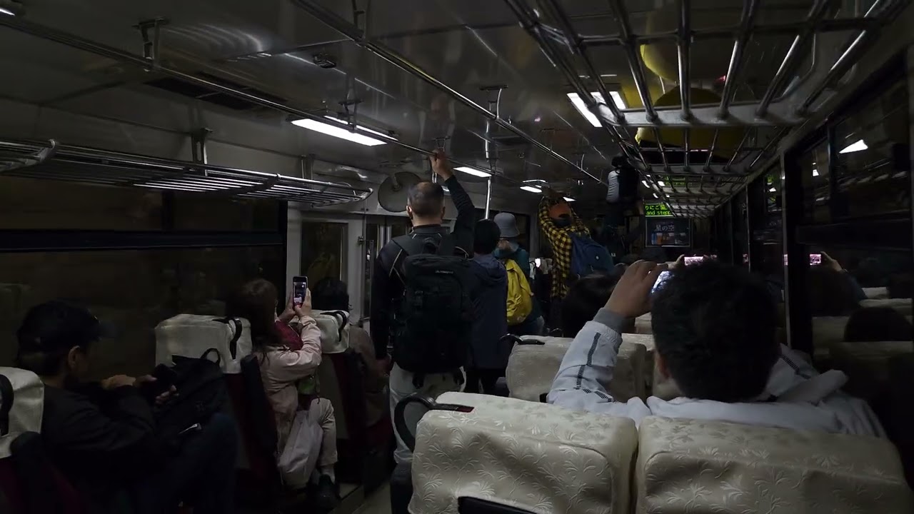 【日本最後のトロリーバス】響くGTO-VVVF！立山トロリーバス　車内走行音