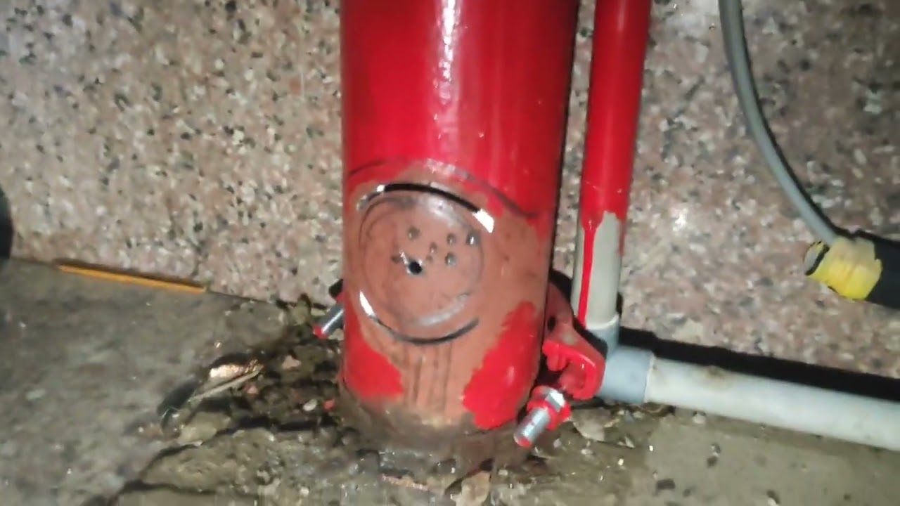 How to make hole into pipe for installing mechanical Tee for new pipe line in fire fighting system