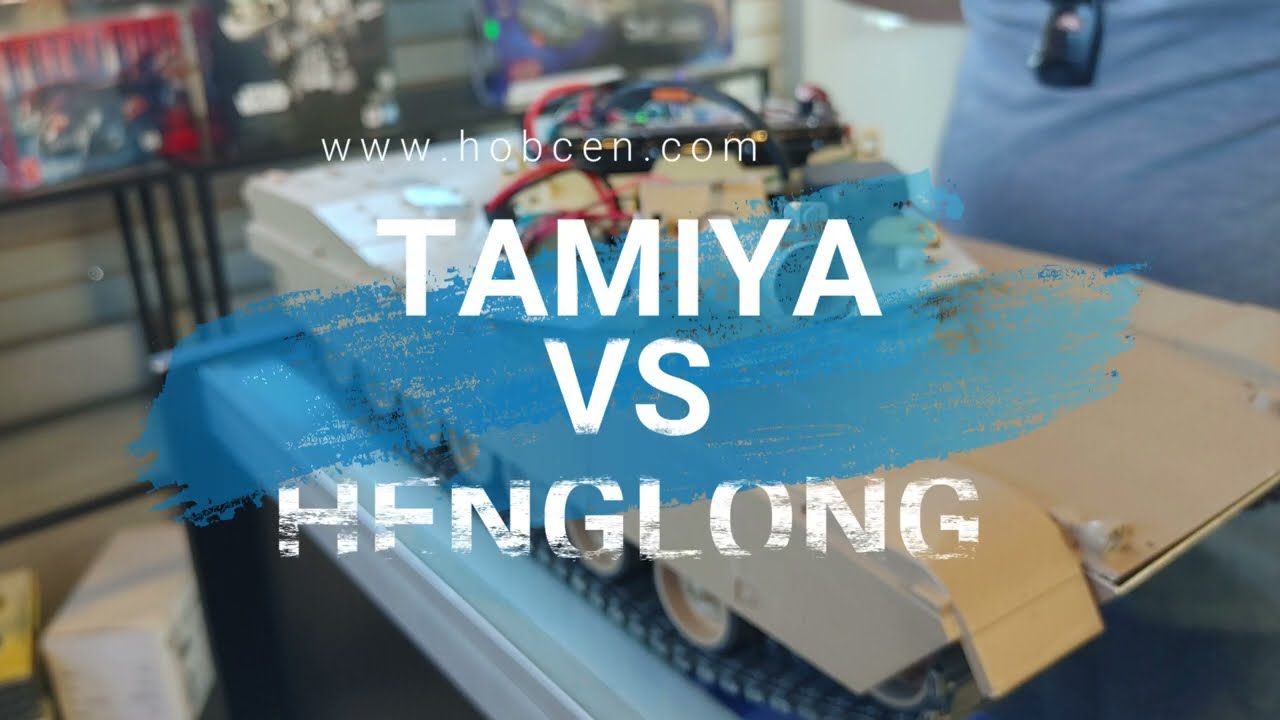 Fun&sup2; : 1/16 RC Tanks : Heng Long M1 Abrams Vs Tamiya