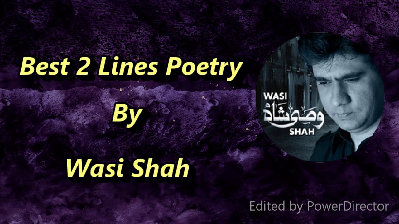 Wasi Shah Best 2 Line Poetry | Best 2 Line Sad Urdu/Hindi Shayari     YouTube