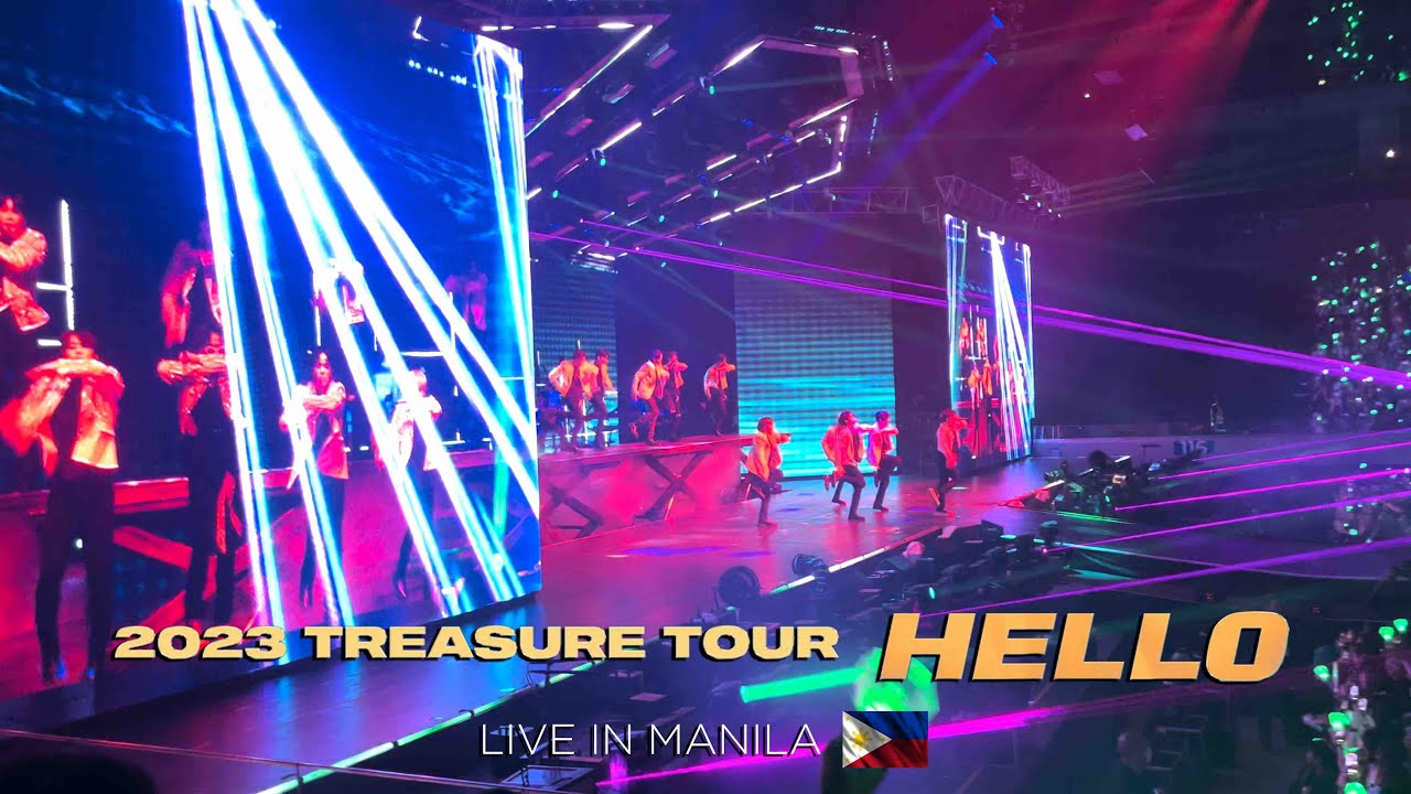 BOY  - 2023 TREASURE Tour HELLO Live in Manila Day 2 | Lower Box A 207 View (4K)