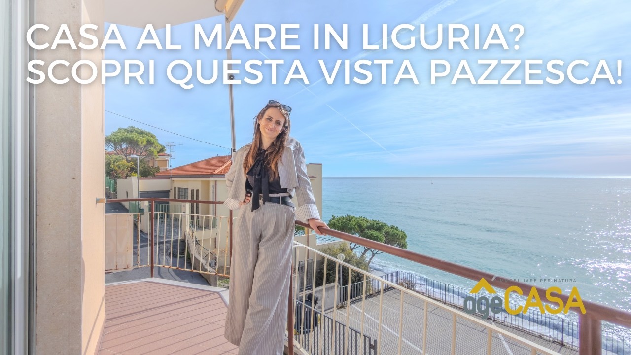 Liguria, Borgio (SV), bilocale frontemare: vista pazzesca! #casainvendita #liguria #vistamare