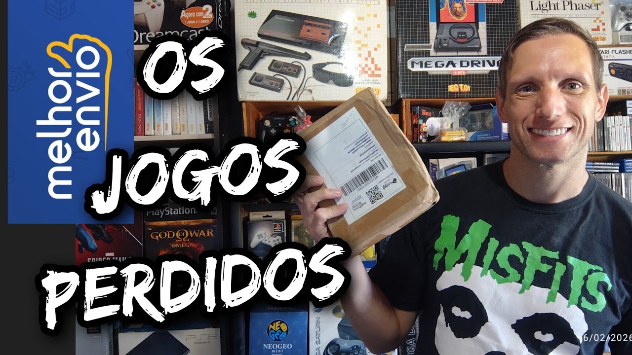 Os JOGOS que a transportadora NÃO ME ENTREGOU