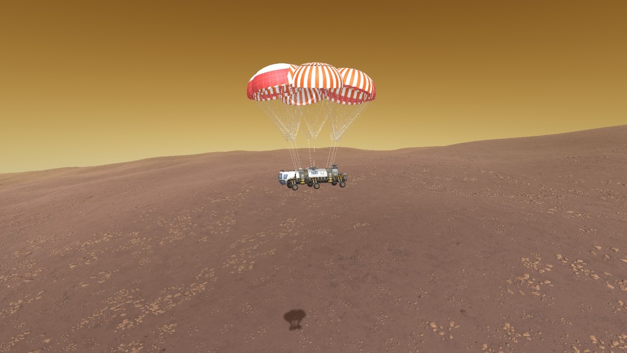 KSP - Squashwarp ep47 - Crew Landing on Duna!