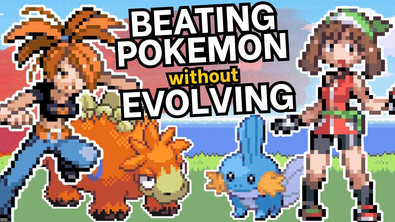 Can I beat Pokémon Emerald with only unevolved Pokémon?