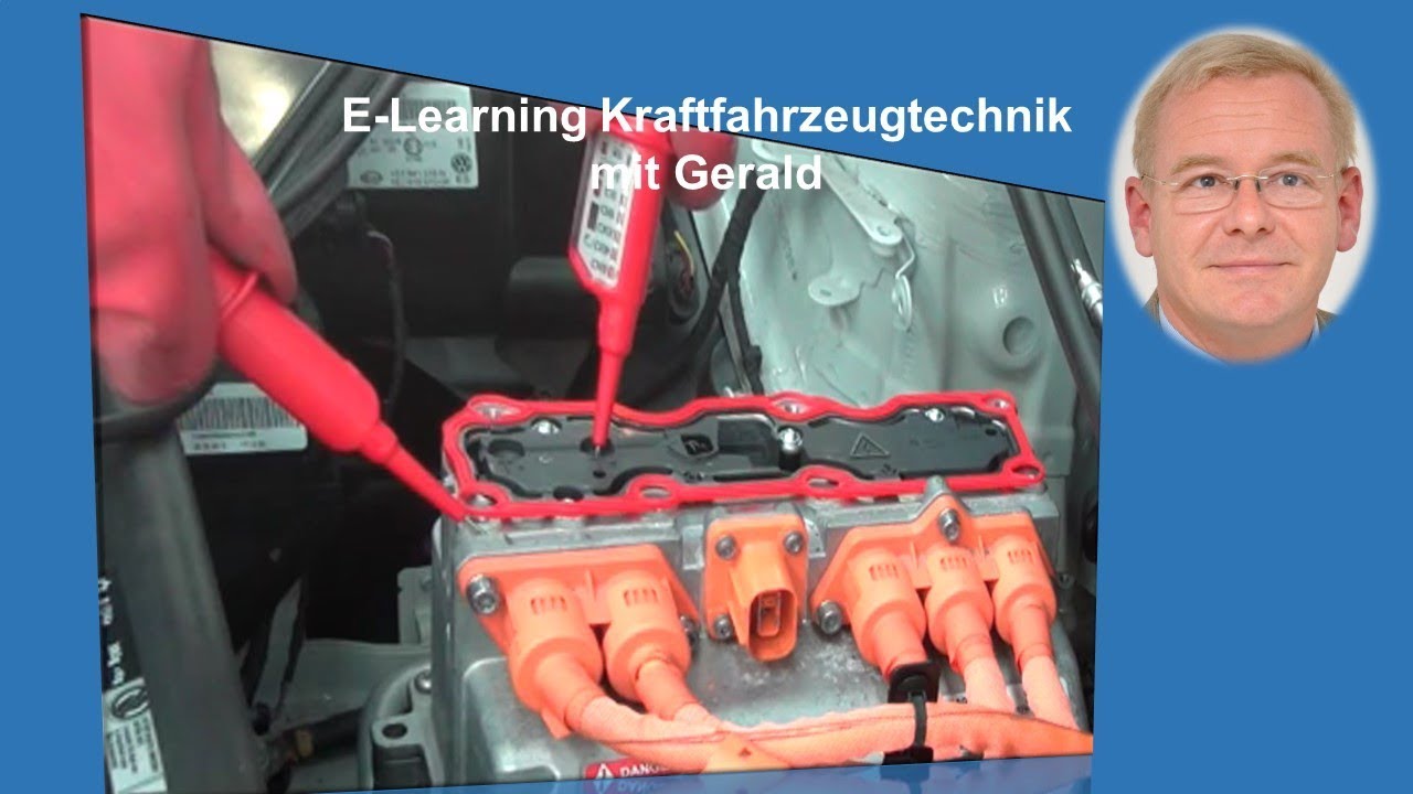 Volkswagen E-Up Hochvolt-System spannungsfrei schalten E-Learning Kraftfahrzeugtechnik
