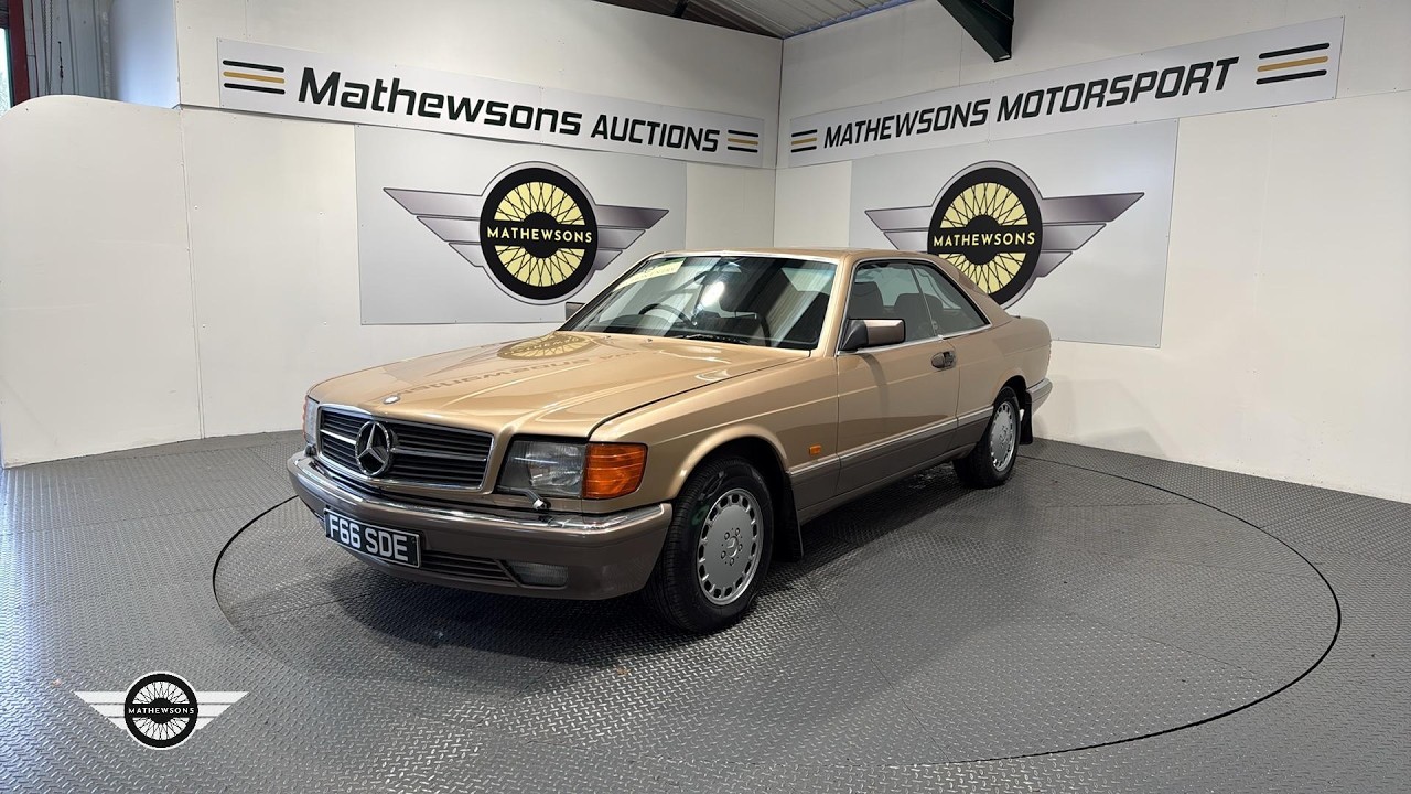 MERCEDES 420 SEC AUTO 1988 года выпуска | Mathewsons Classic Cars | Аукцион: 15, 16 и 17 апреля 2...