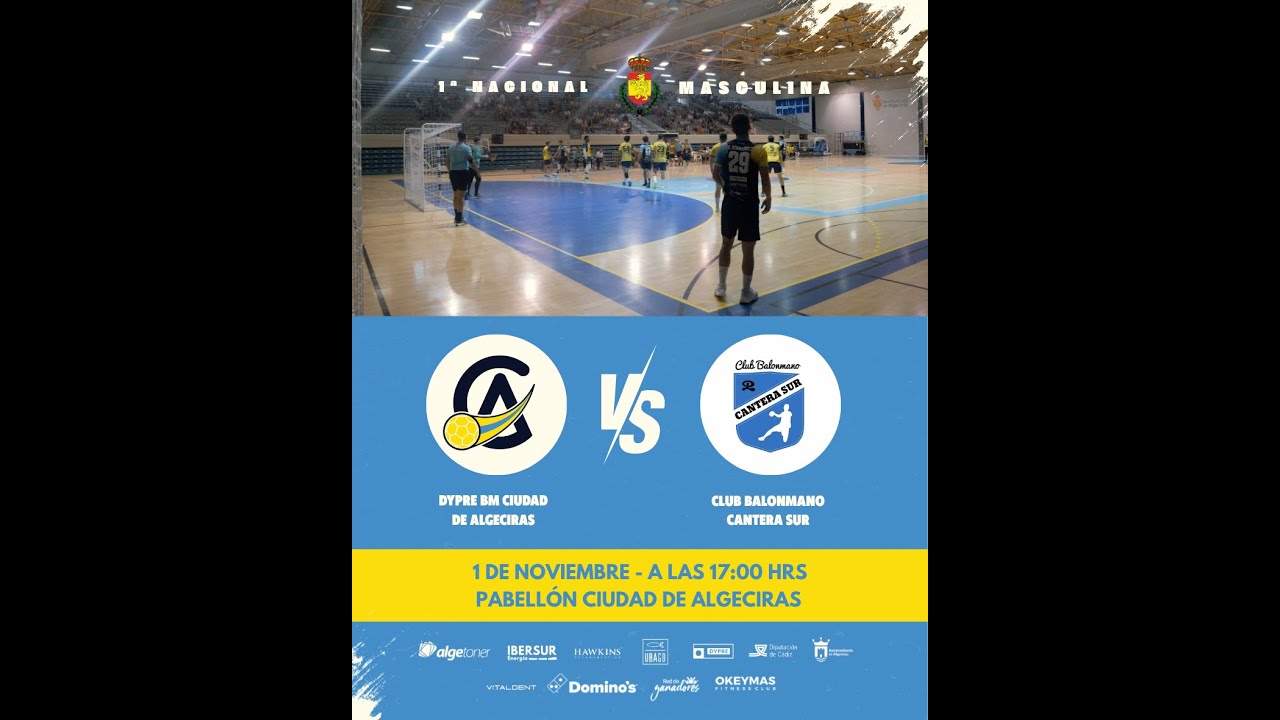 1ª Nacional 🚹 - 01/11 - 17:00 -  DYPRE BMCA 🆚  BM CANTERA SUR
