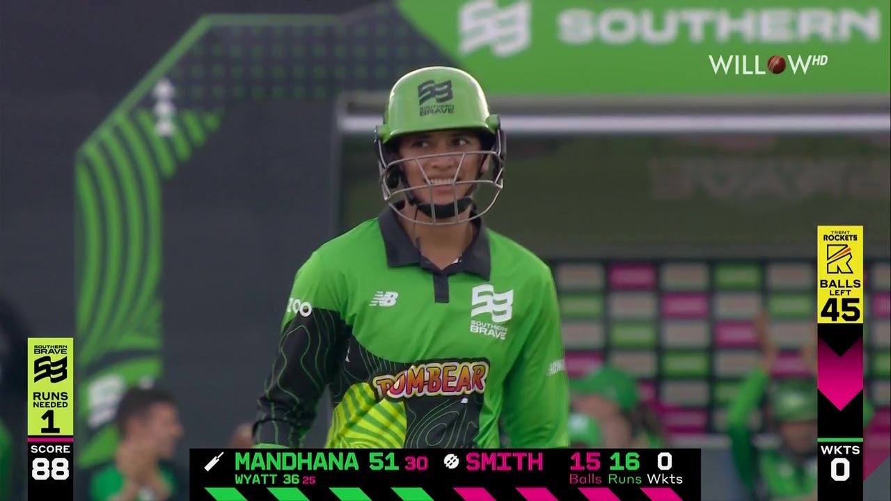 Smriti Mandhana 57 runs vs Trent Rockets Women