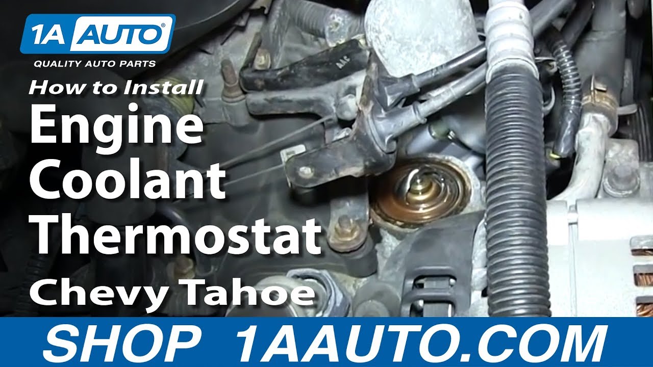 How To Replace Thermostat 95-99 Chevy Tahoe 5.7L