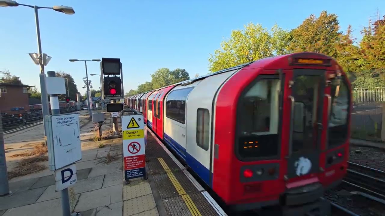 Central Line 1992 Stock Refurbished departing Woodford 