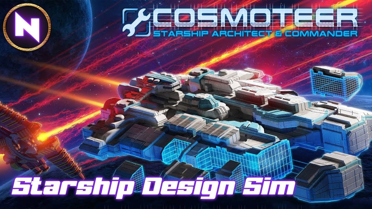 Surprisingly Addictive & Engaging! 🚀 COSMOTEER: Starships Design Sim | First Look / Lets Try