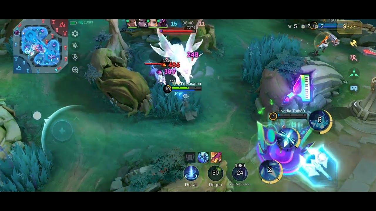 Miya  jungler ? MlBB full gameplay