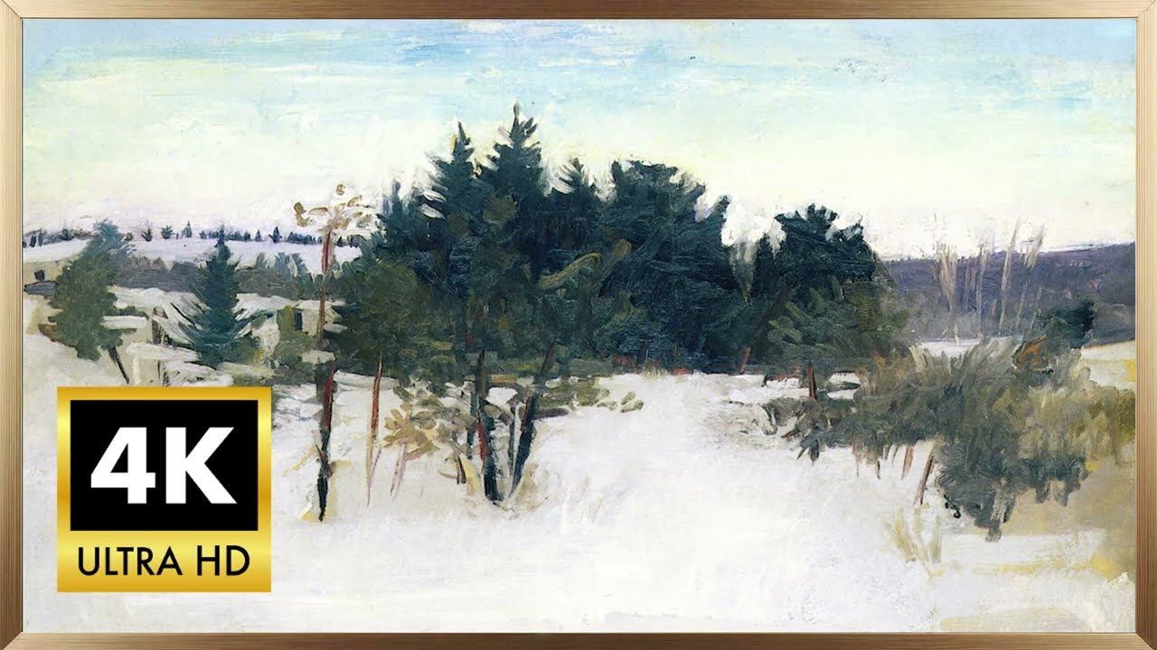 Is This The Most Beautiful Winter Scene Ever? 4k Framed Winter Art