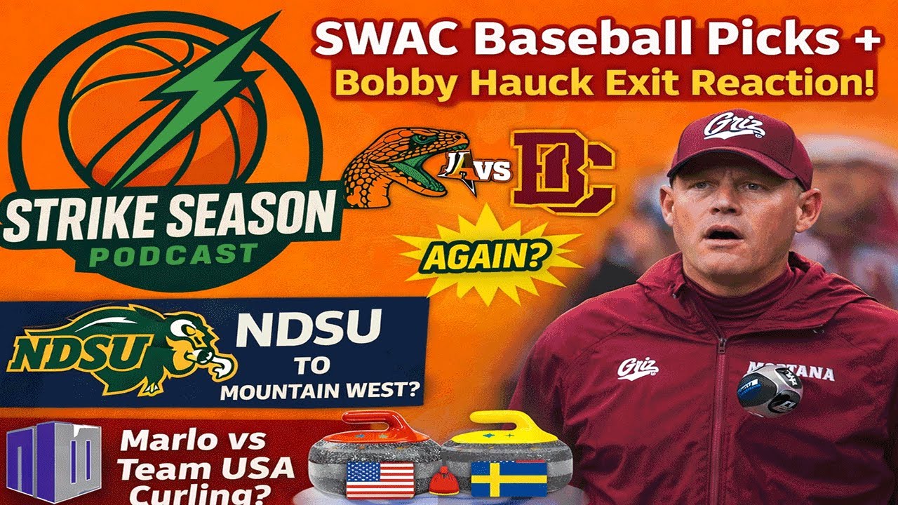 SWAC Baseball Predictions Are In — FAMU vs BCU AGAIN? | Bobby Hauck LIED? | Strike Season Podcast
