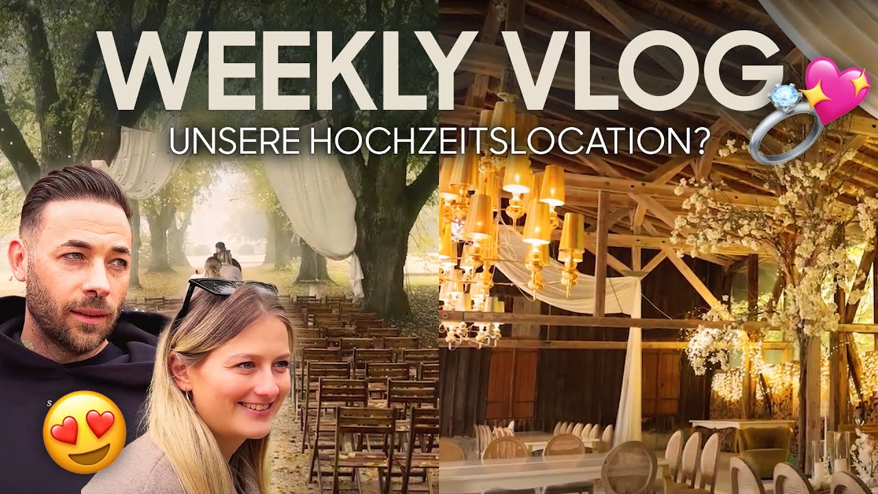 ⁠Wir starten unsere HOCHZEITSPLANUNG! Erster Halt LOCATION! 💍 💖  Teil 1 | Benny & Angie Vlog