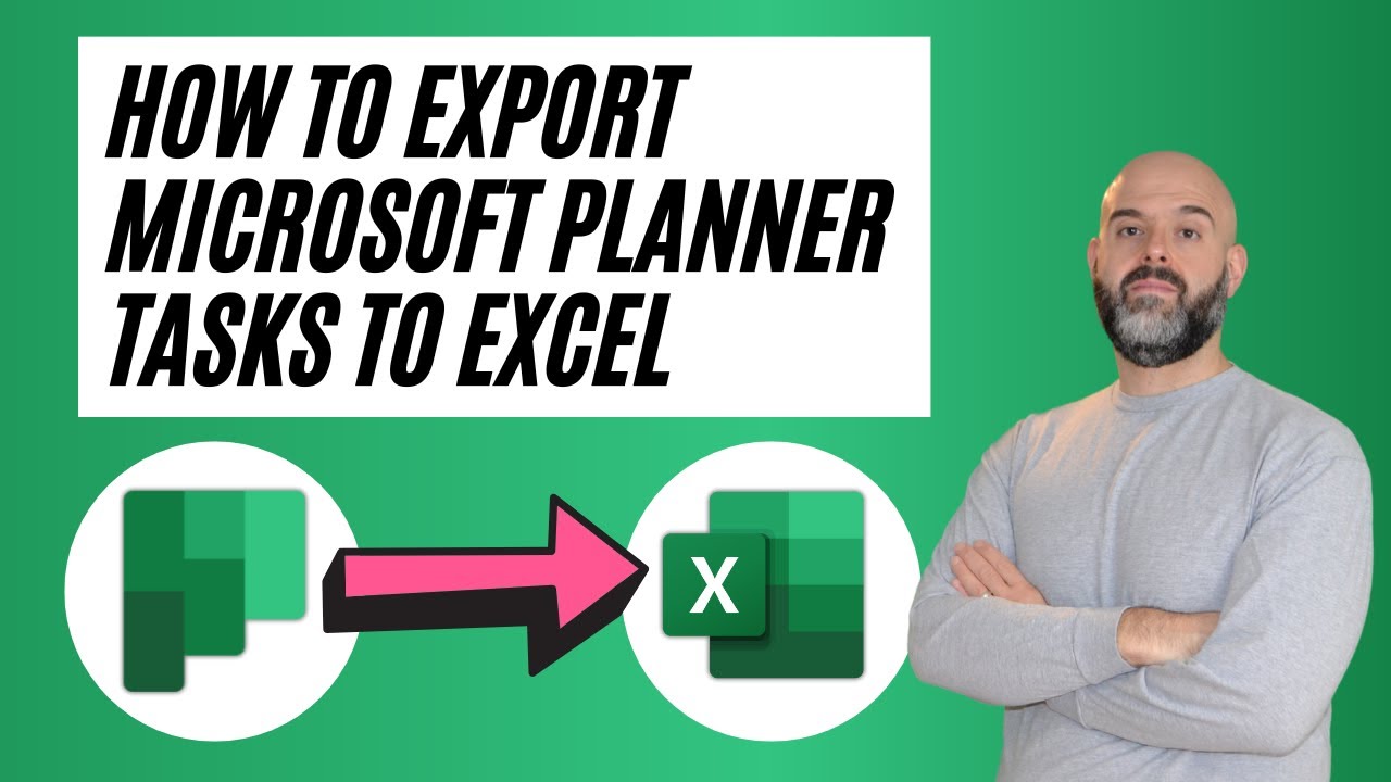 Как экспортировать список задач планировщика в Excel