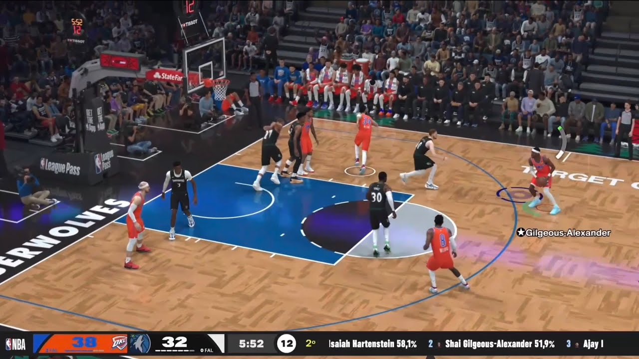 NBA 2K26 - Shai Gilgeous Alexander 2026 Highlights - Oklahoma City Thunder Vs Minnesota Timberwolves