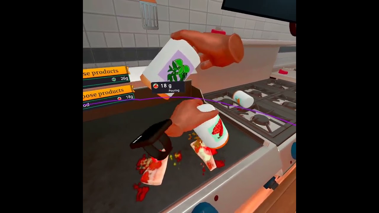 Making Gordon Ramsey jealous. (cooking simulator vr)