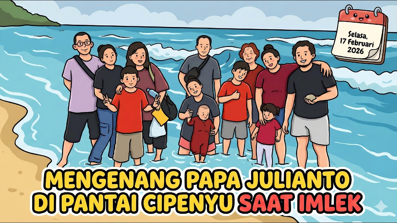 MENGENANG PAPA MERTUA DI PANTAI CIPENYU SAAT IMLEK | Selasa 17 Februari 2026