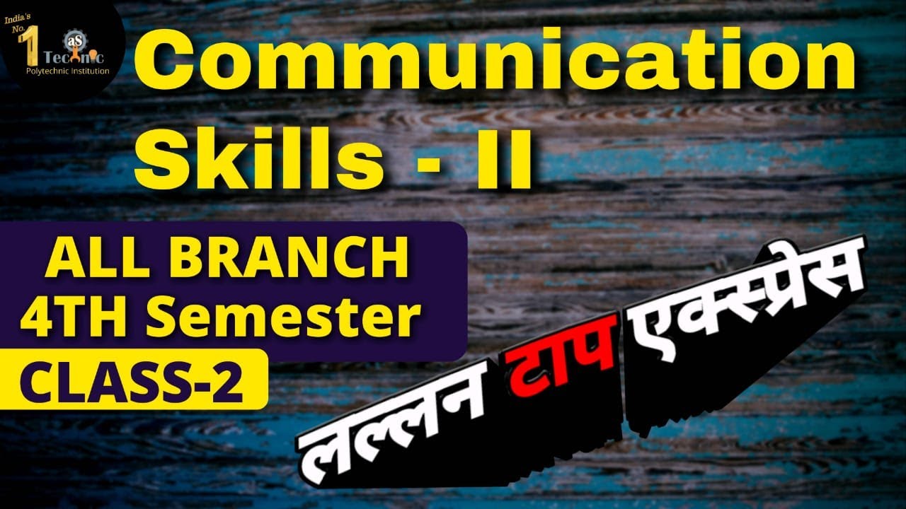 #2 communication skills 2 | Lallantap Express communication skills mcqs | up polytechnic