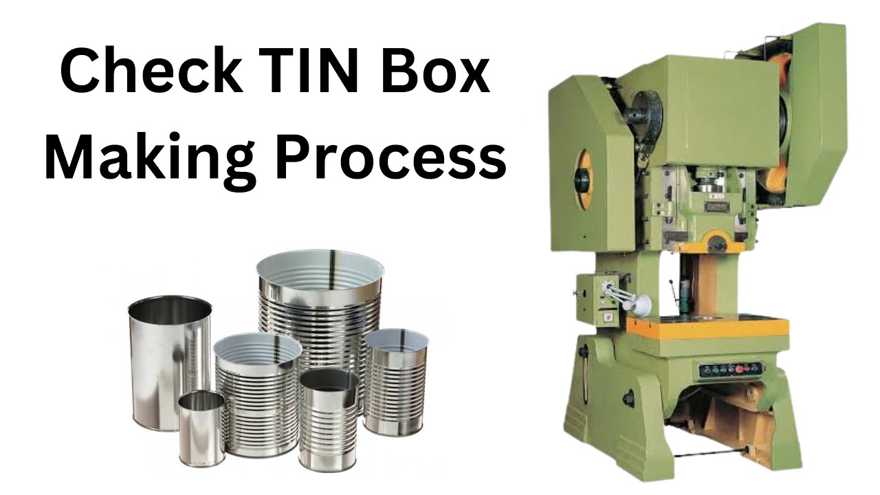 Awesome Tin Box Making Process In Industry