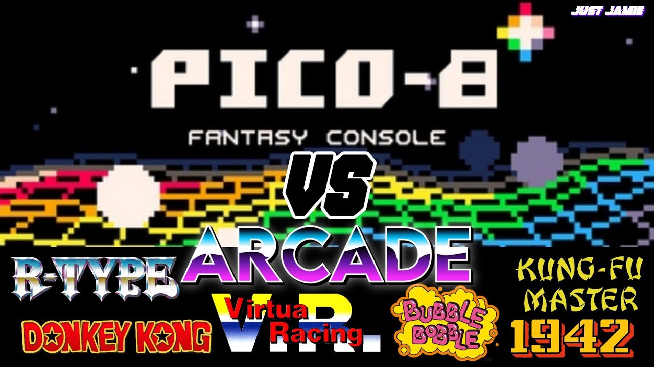 Arcade VS PICO-8 Fantasy Console #pico8 #arcadegames #arcadegaming