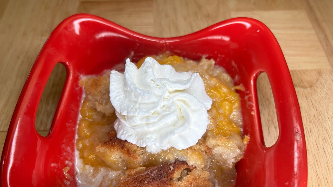 Gluten Free, Lower Carb Peach Cobbler