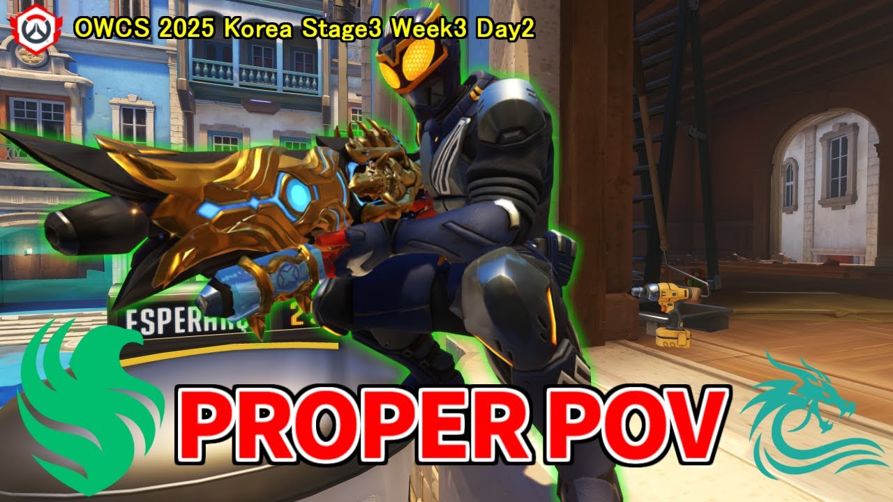 【Proper POV】Team Falcons vs Mir Gaming OWCS 2025 Korea Stage 3 Week3 Day2【Overwatch 2】