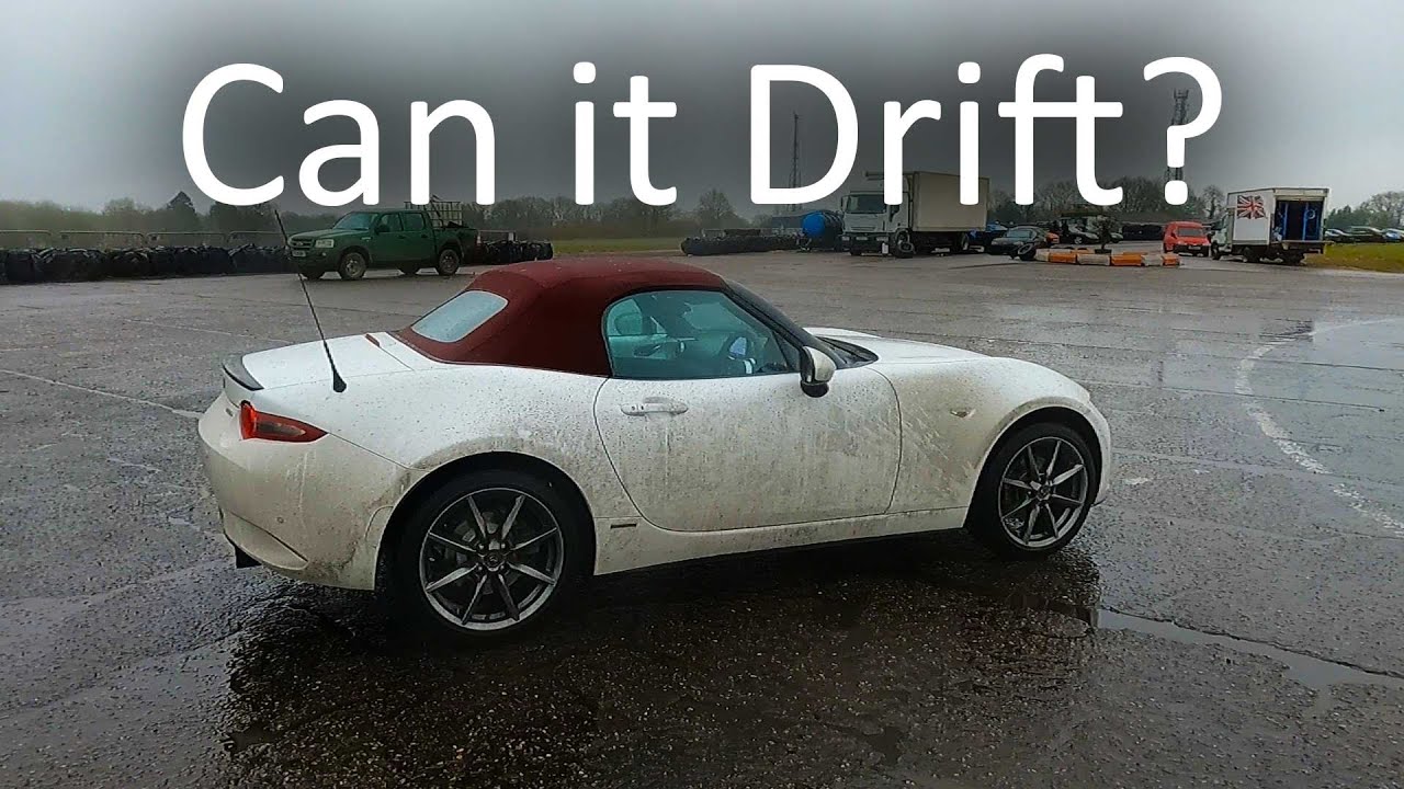 Sideways and doughnuts in a Mazda MX5 ND