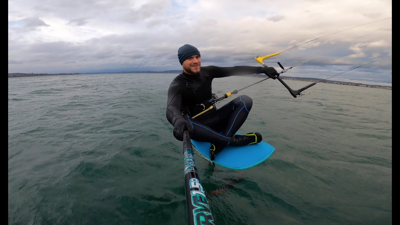 Test of the Moses 695 Wing / Kite Hydrofoil