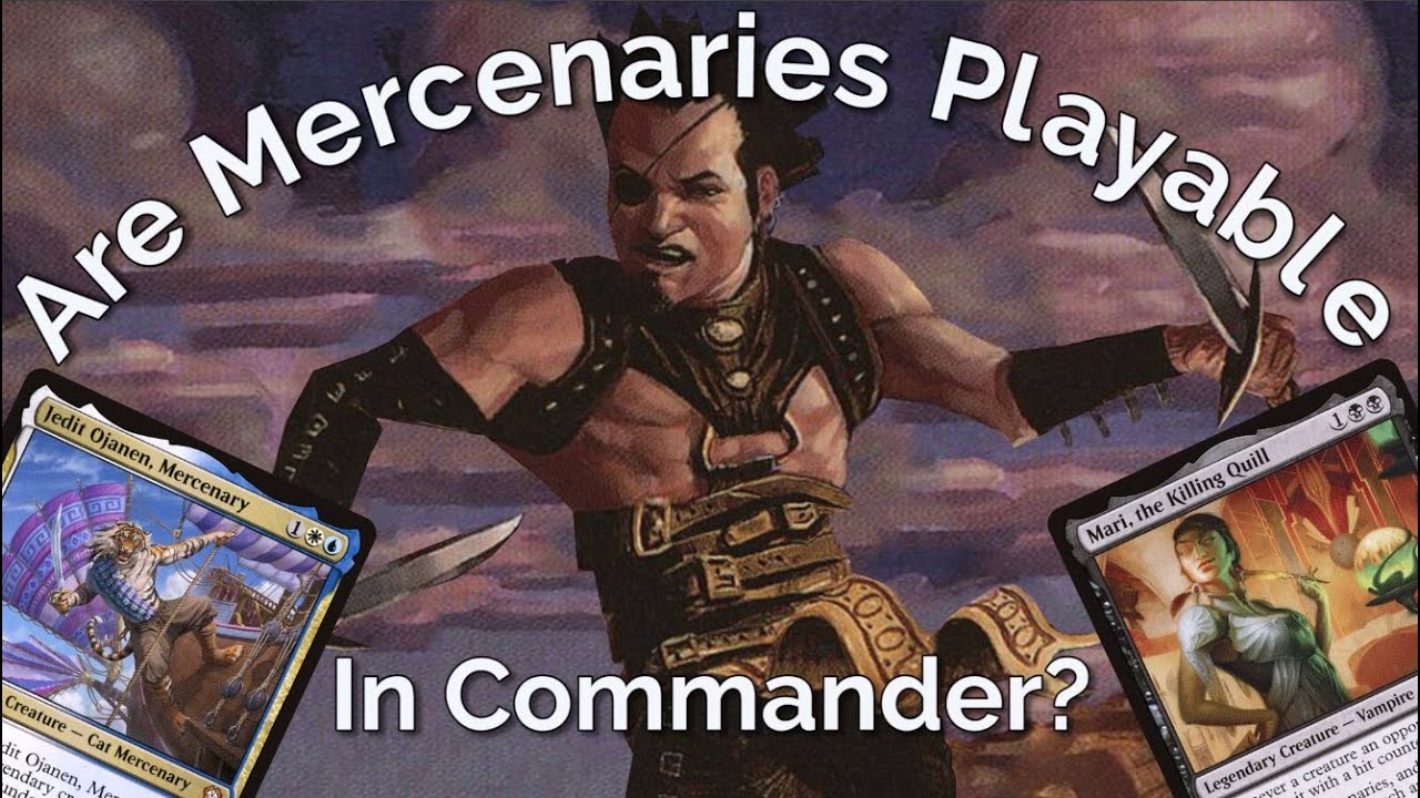 Are Mercenaries playable in Commander?