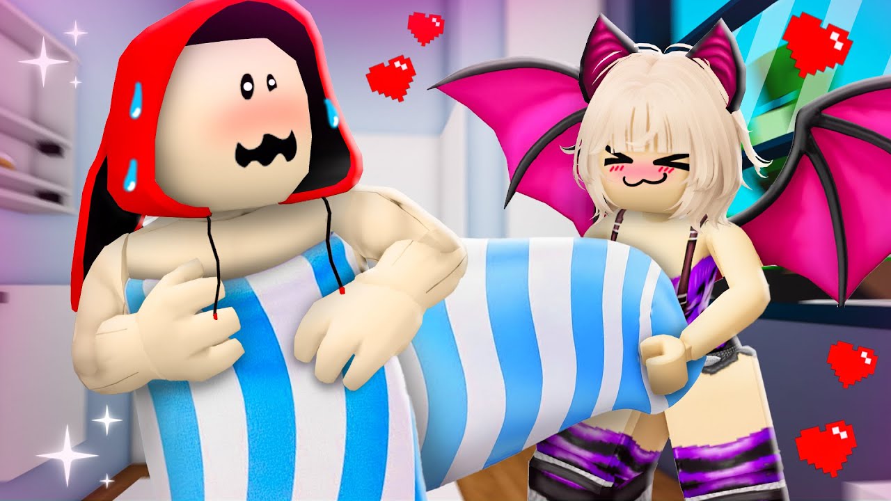 The VAMPIRE GIRL Has A CRUSH On JJ?! 💗 - Maizen Roblox