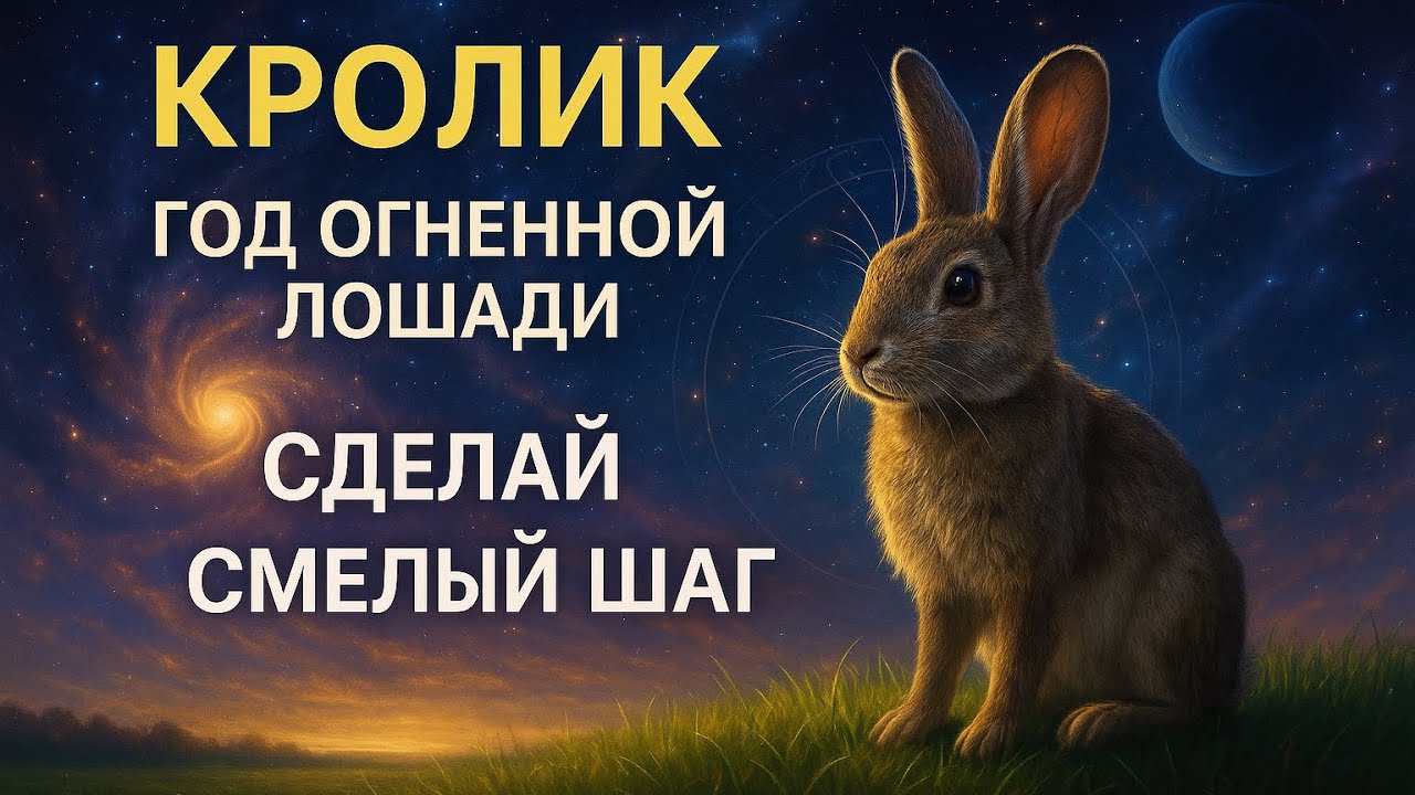 Кролик — прогноз на год Огненной Лошади 2026 !!!
