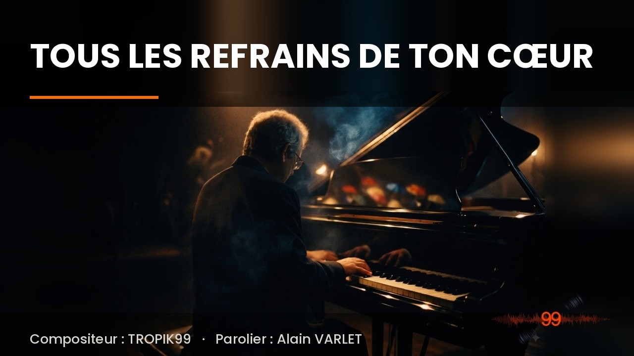 Tous les refrains de ton coeur, hommage à mr Michel LEGRAND - Comp : Tropik99 Paroles : Alain VARLET