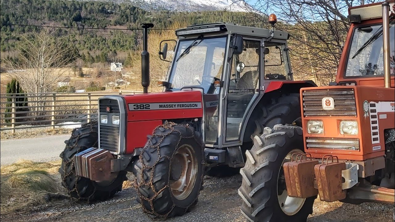 Finally changing the tyres on our Massey Ferguson 382