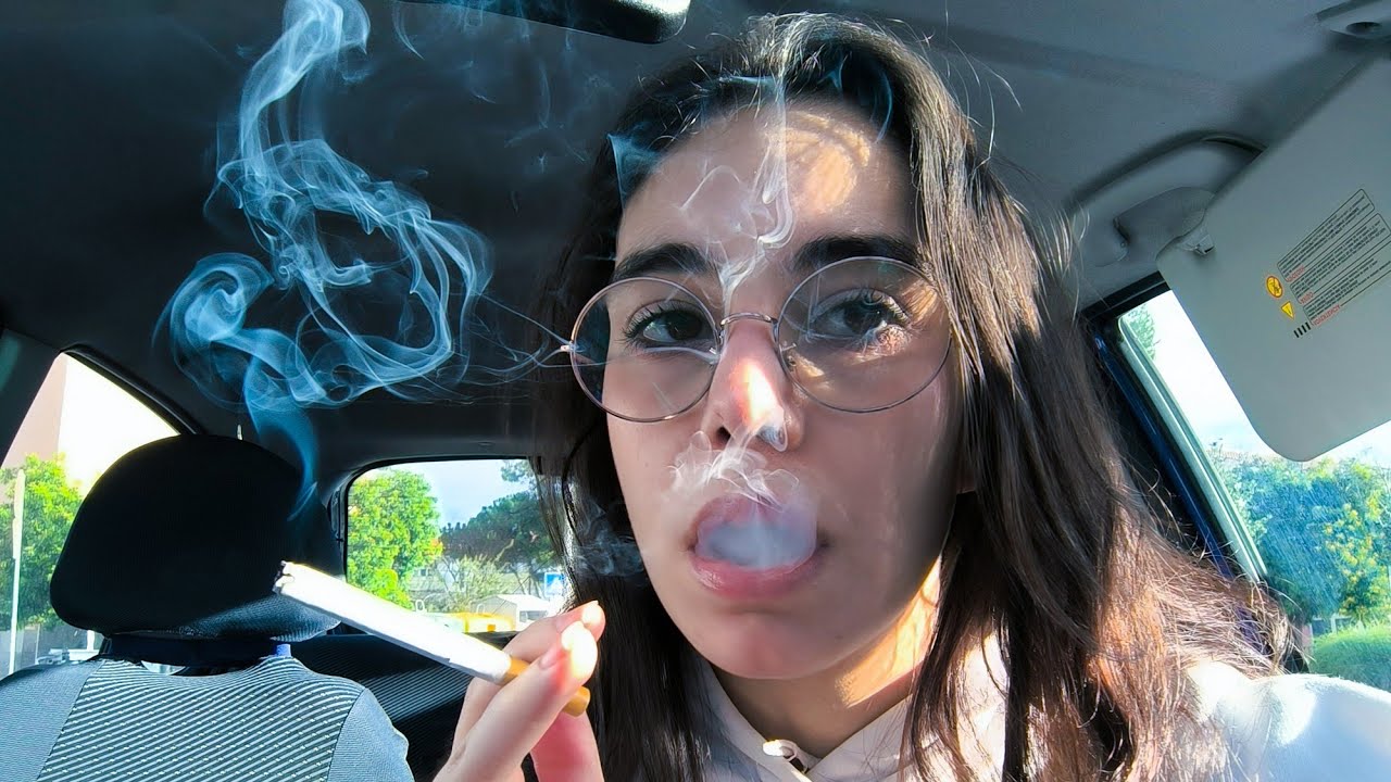 hotboxing my car with a cigarette